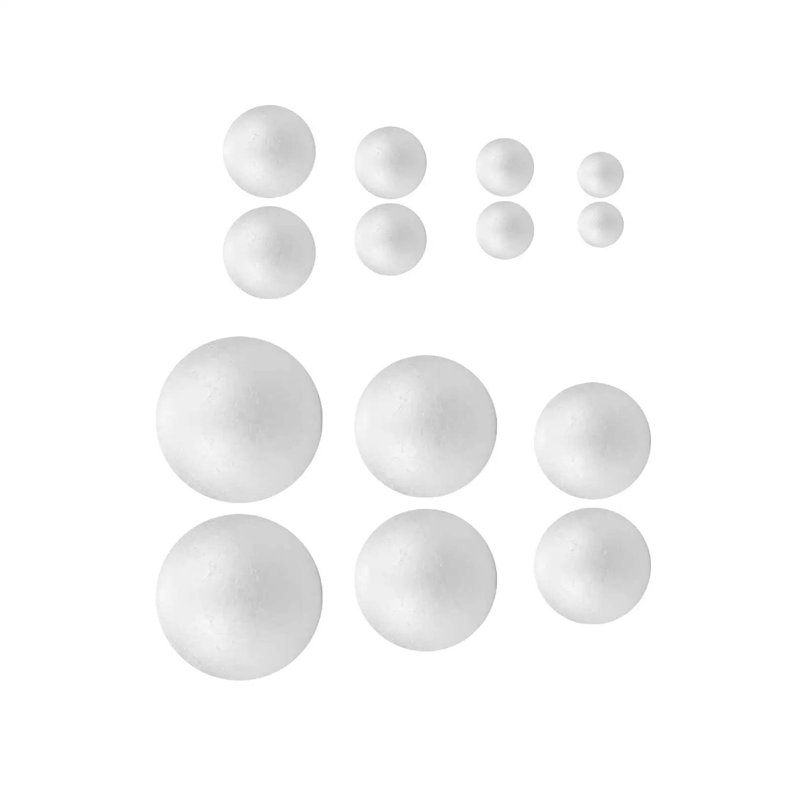 

14x Foam Balls Foam Polystyrene Balls DIY Smooth Gift Round Art Crafts Projects for Party Flower Arrangement Birthday