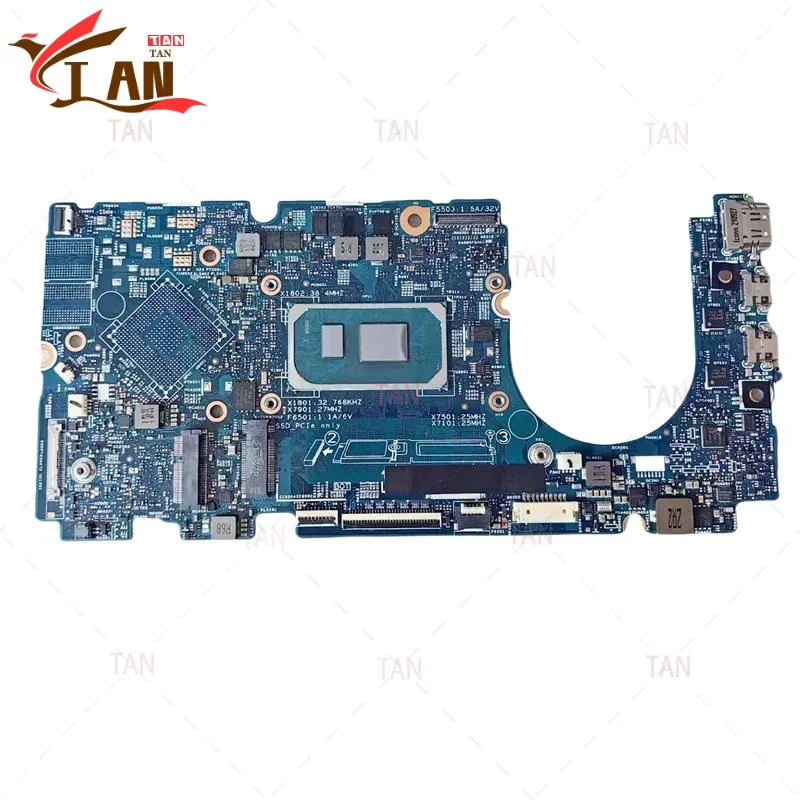 203121-1 For Dell Inspiron 13 5310 Laptop Motherboard CPU:I5-11300H/I7-11390H RAM:8GB/16GB Mainboard 100% Fully Work TAN