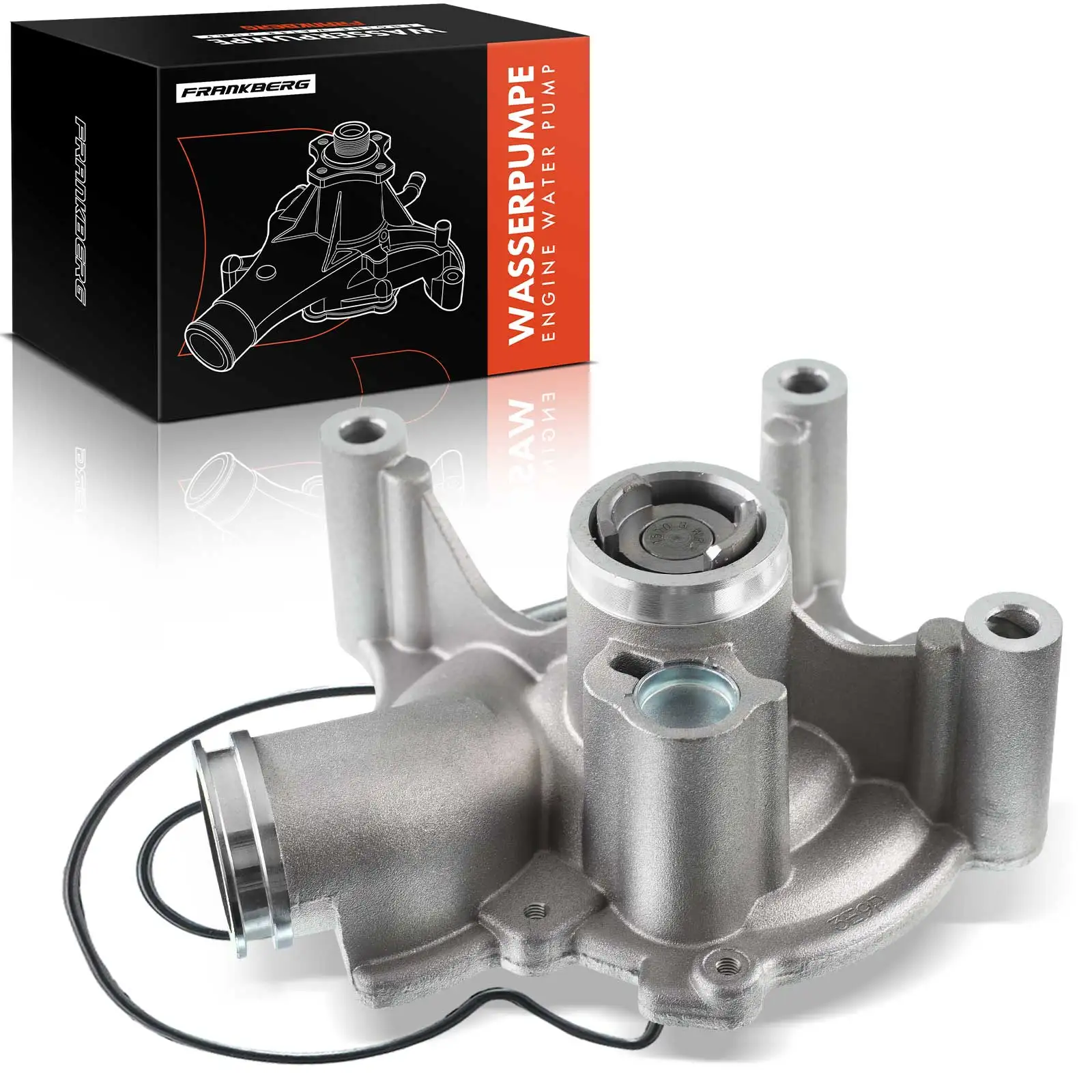 Frankberg 1x pompe à eau, pompe à eau de refroidissement pour MINI Cooper S R50 R52 R53 Cabriolet Hatchback I4 1.6L 2002-2007 11517520123 AW6001