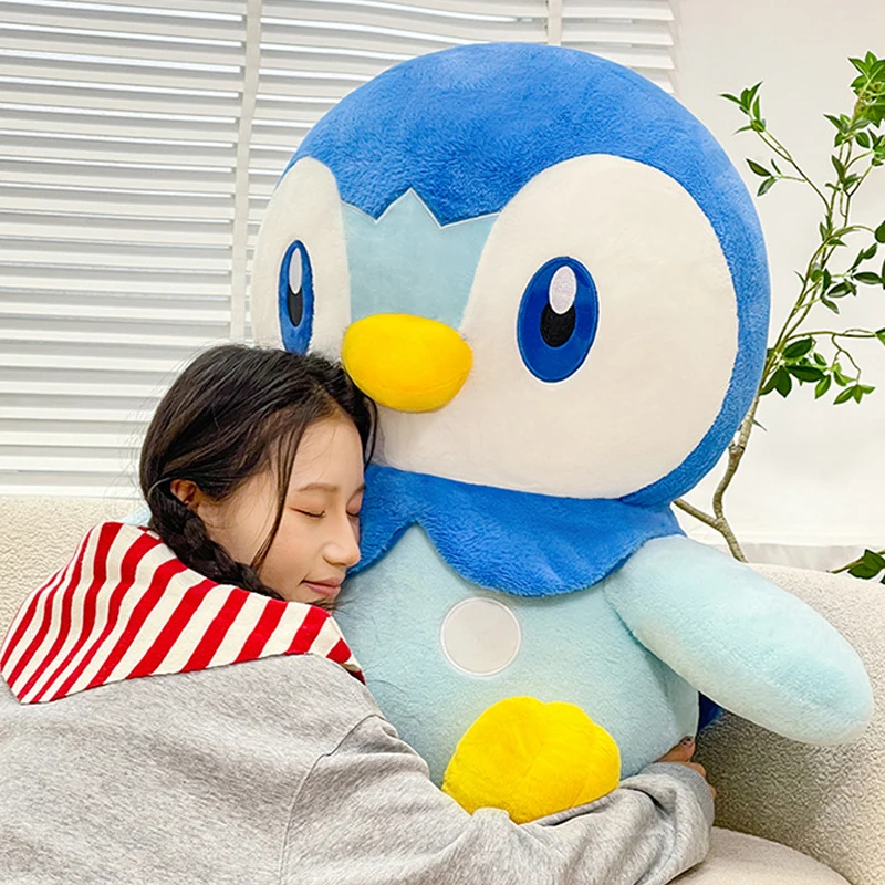 30/80 cm Anime Piplup Pokemon Grote Knuffels Pop Leuke Giant Pokémon Pinguïn Cartoon Gevulde Plushie Kussen Cadeau voor Kid Xmas