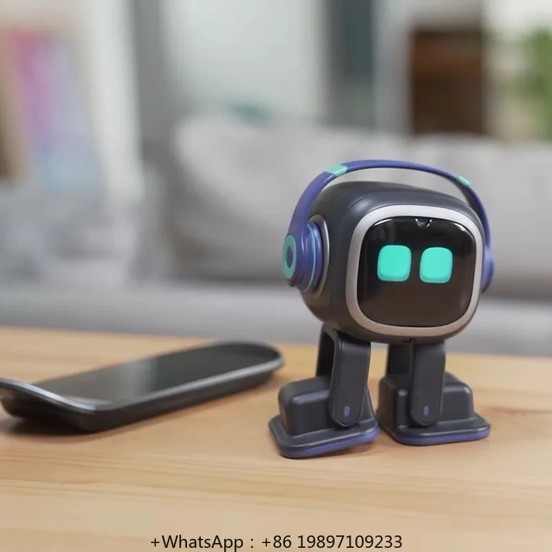 In Stocks Desktop Toys EMO AI Robot Intelligent Emotional Interactive Voice Smart Children Go Home Emo