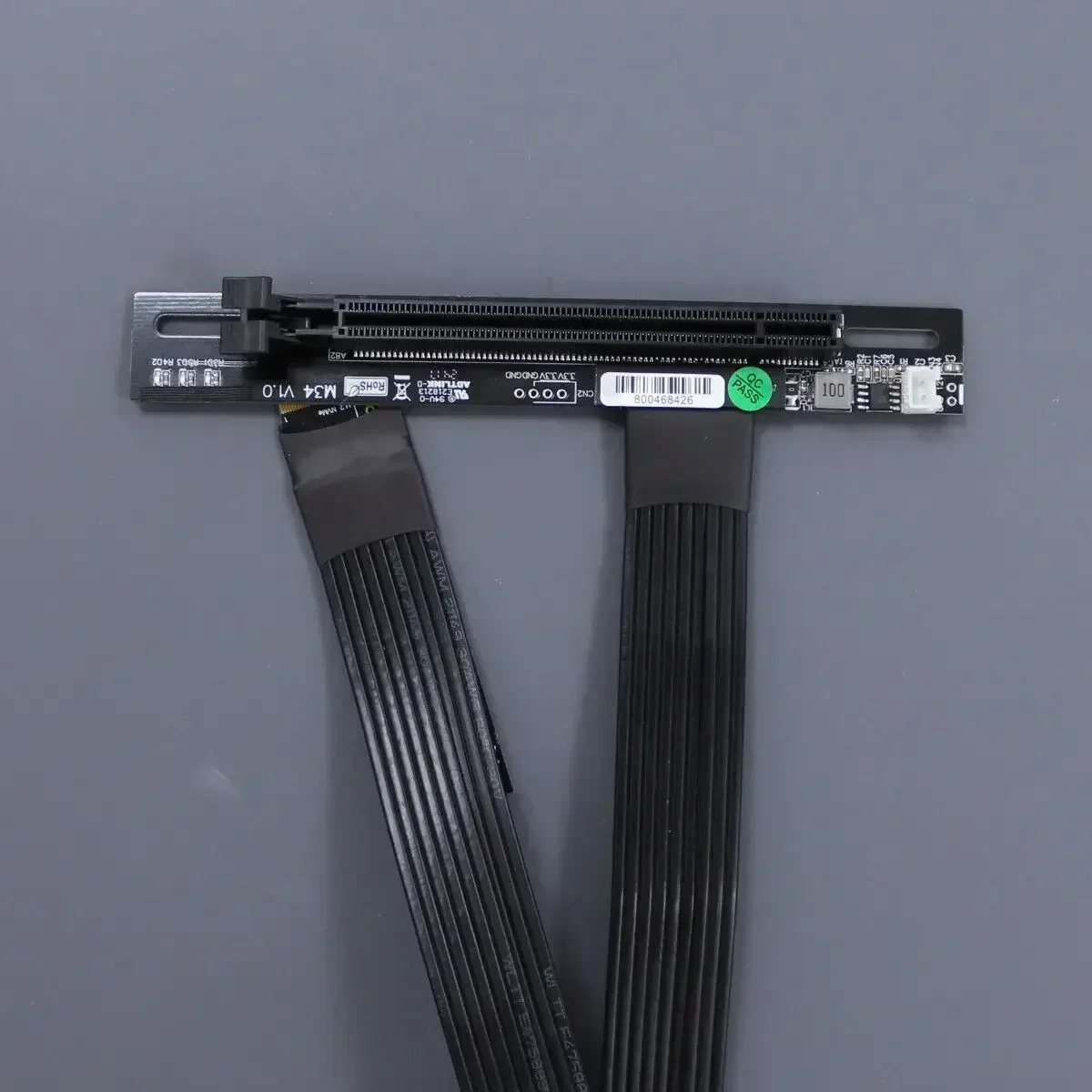 64G/bps PCI-E 4.0 M.2 NVME to x16 Riser Cable M-Key Extension GPU Adapter For ATX Chassis Vertical Mount M2 NGFF Gen4 Full Speed