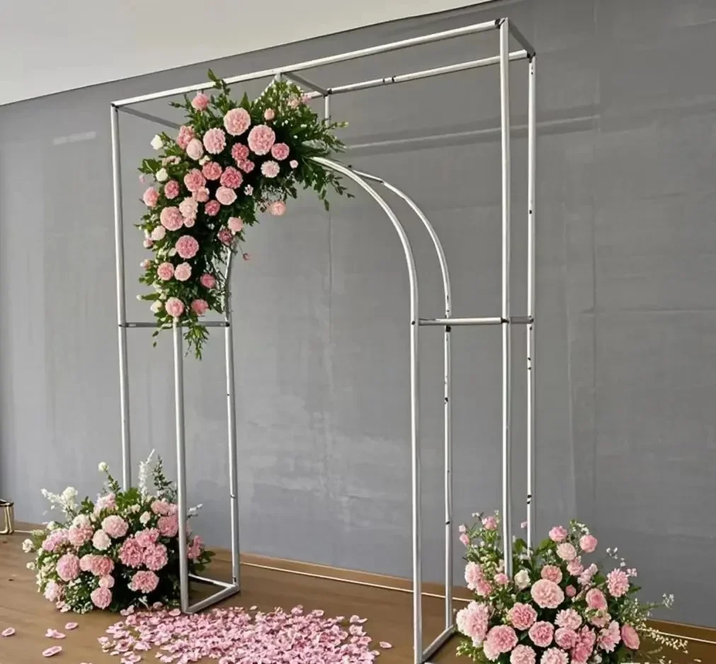 

3D Open Arch Door Frame Stand with Cover - Ideal Party & Event Backdrop, Photo Booth Essential