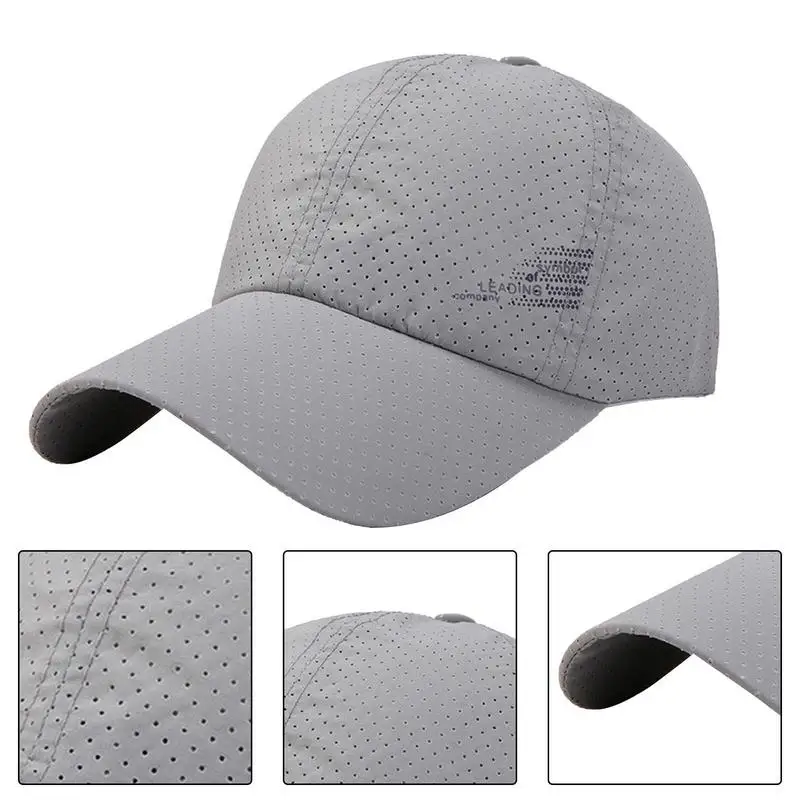 Sun Shade Mini Holes Breathable Running Caps Sports-et-leisure Velvet Tennis Women\'s Caps Golf Men\'s Hats For Summer Beach