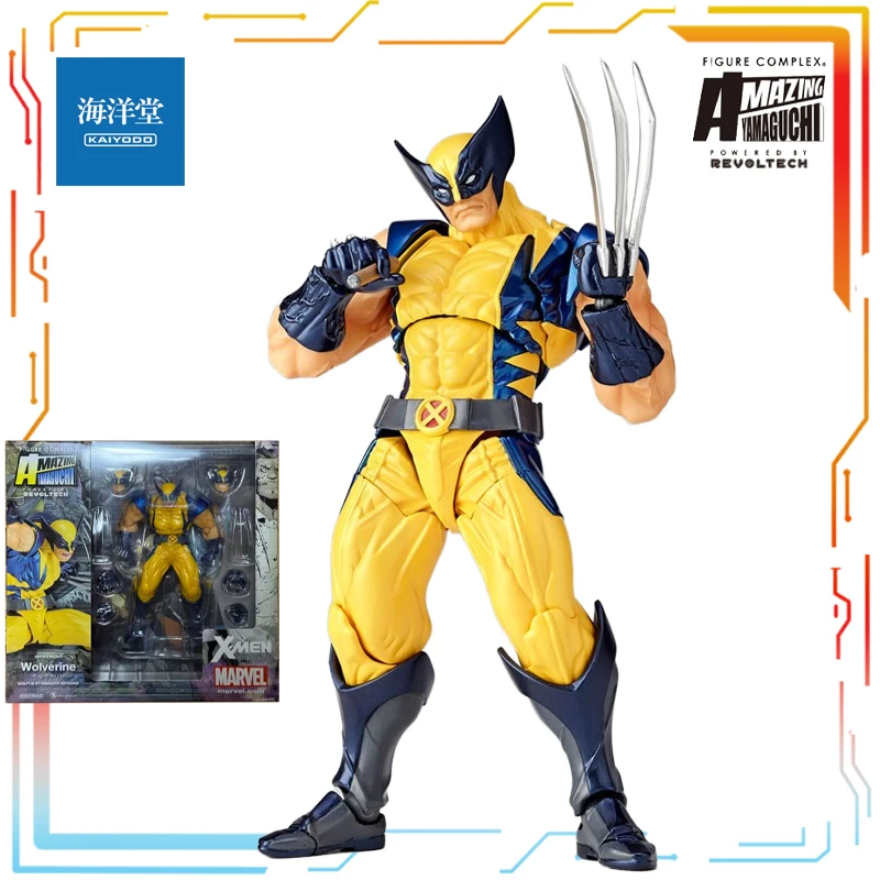 KAIYODO Original fertige bewegliche Puppe Serie X-Men Anime AMRL Action Magneto Figur Modell Spielzeug Sammlerstück Geschenke für Jungen