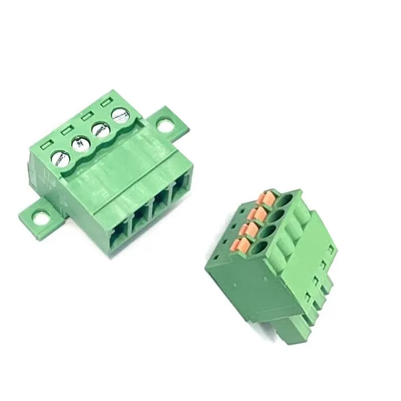 10pairs solderless docking 15EDGRKC-3.81mm plug-in terminal lock board fixed in the air, Phoenix male and female 2p-24p