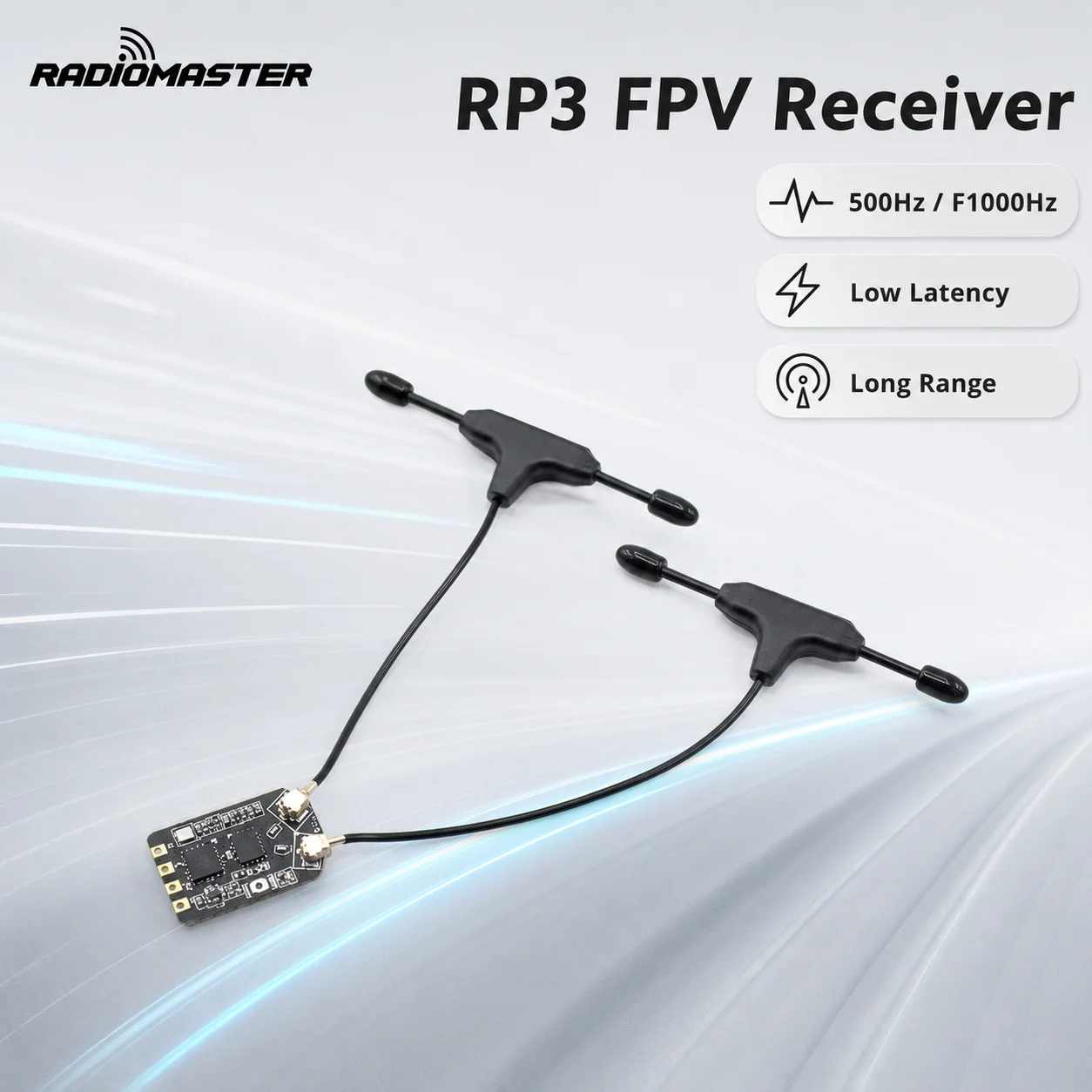 RadioMaster RP3 ELRS 2.4GHz Nano Receiver Antenna Diversity TCXO 500Hz F1000Hz WiFi Firmware CRSF For Long Range FPV Drone Boxer