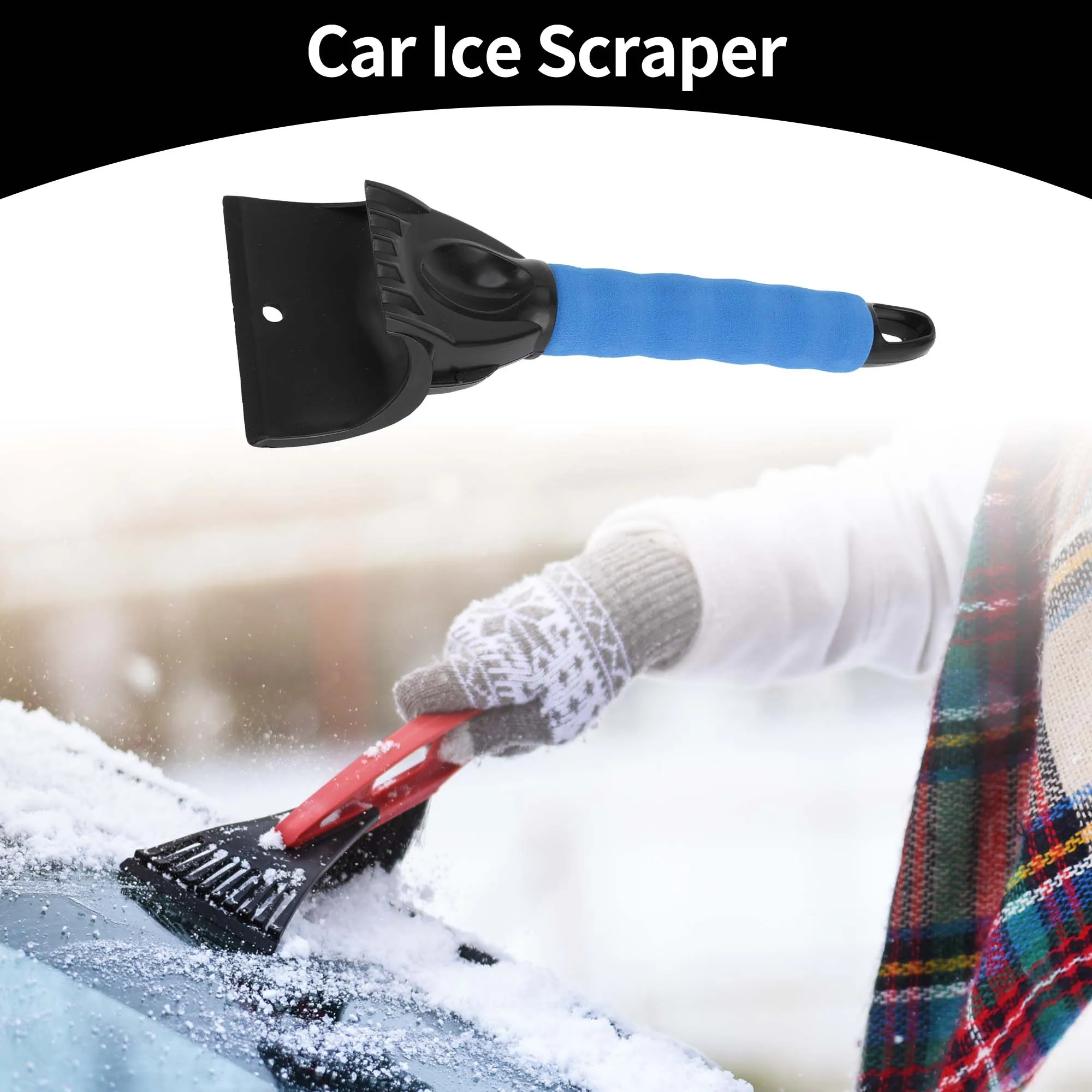 

UXCELL Car Ice Scraper Blue for Car SUV Truck RV Windscreen Side Window EVA 1pc