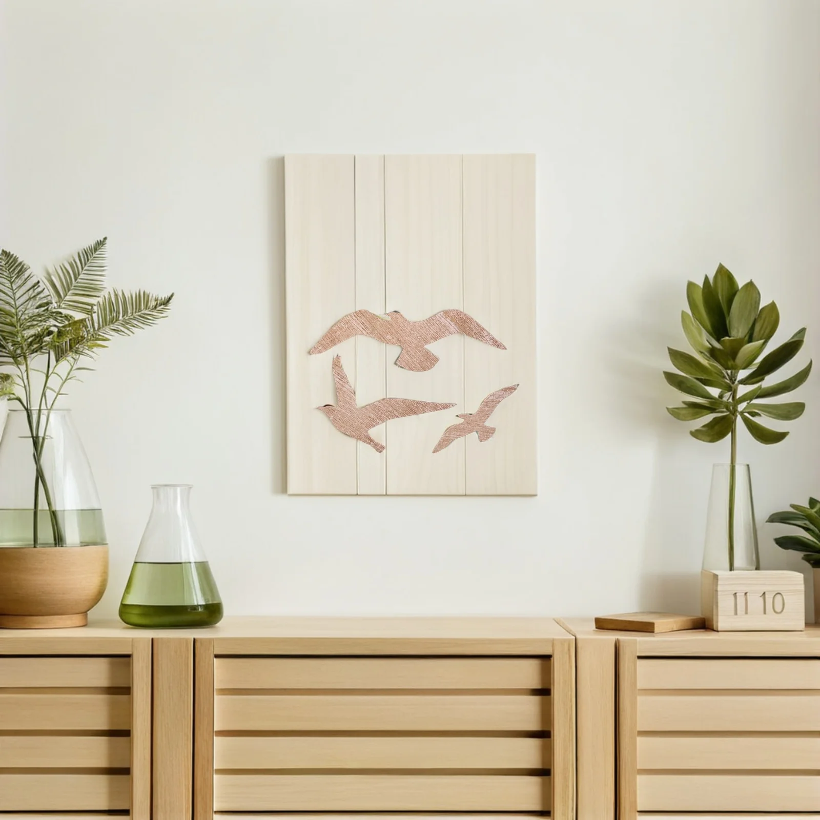 

3Pcs Flying Birds Wall Wooden Sparrow Swallow Sculptures Rustic Cabin Farmhouse Beach Coastal Decor Hanging Bird Decor