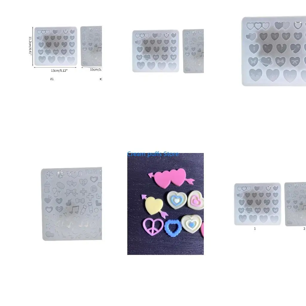 50LE Resin Casting Moulds Mold Resin Shaker Molds Silicone Material