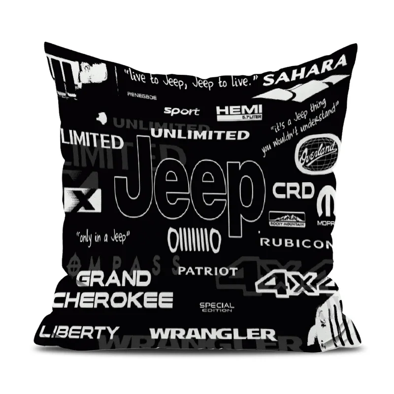 Jeeps Body Pillows for Sleeping Decorative Pillowcase 40x40 Couple Pillow Pillowcases 50x50 Cushion Cover 45*45 Kawaii Sofa Bed