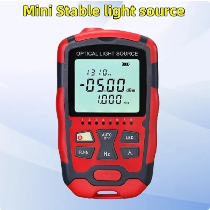 ZJ AUA-M1315/MC1315 Mini Stable Light Source Single Mode 1310nm/1550nm Fiber Optic Cable Tester Tools 270Hz/1000Hz/2000Hz