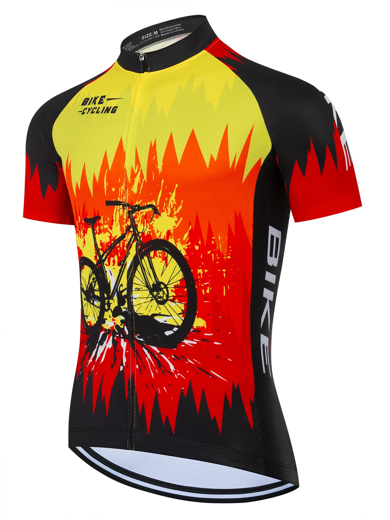 

Summer Men Short Sleeves Cycling Jersey Polyeste Clothing Quick Dry MTB Bicycle Mallot Ciclismo Shirts Bike Clothes