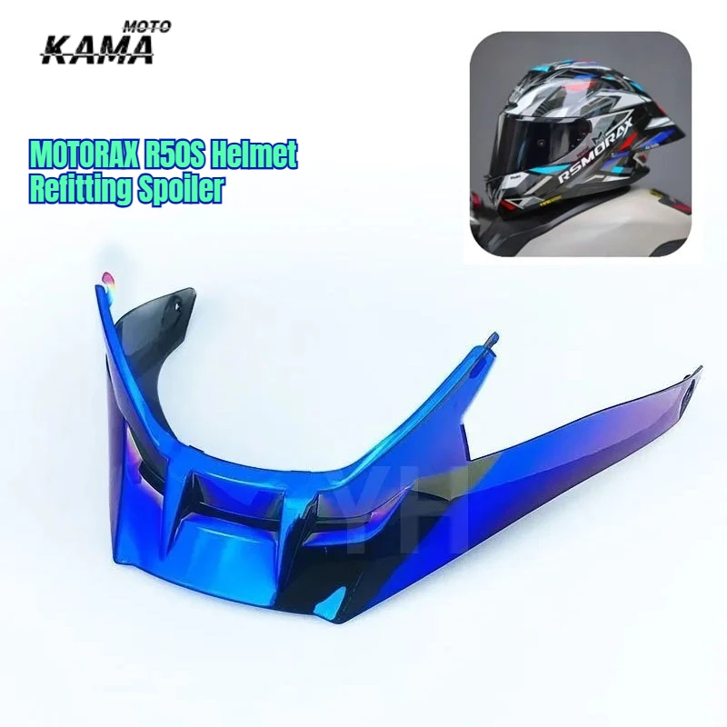

Suitable for MOTORAX R50S Helmet Tail Spoiler Capacetes De Moto R50S Tail Refitting Big Spoiler Accessories
