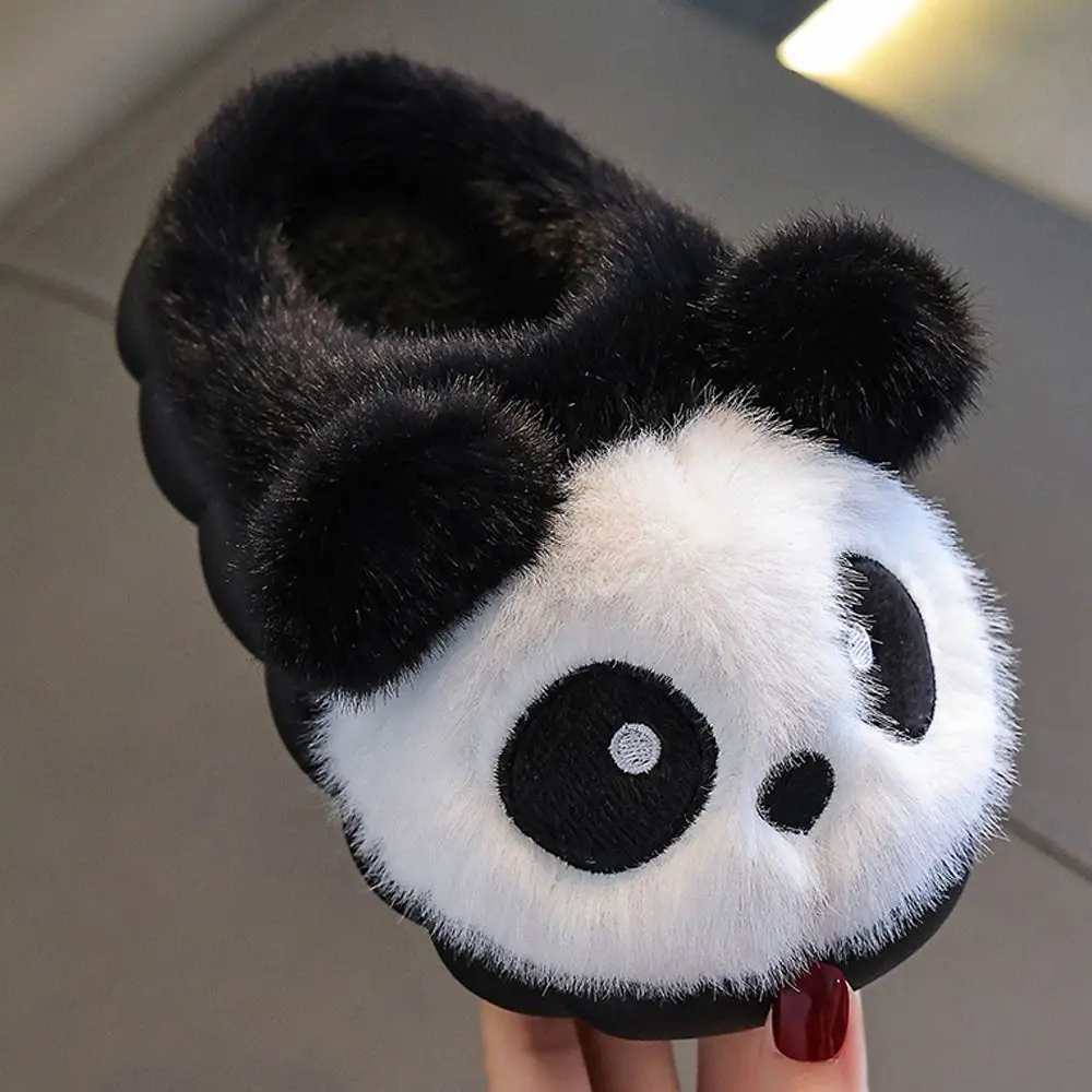 Fashion Cute Panda Children Slippers Comfortable Floor Shoes Keep Warm Home Slippers Indoor - view 5