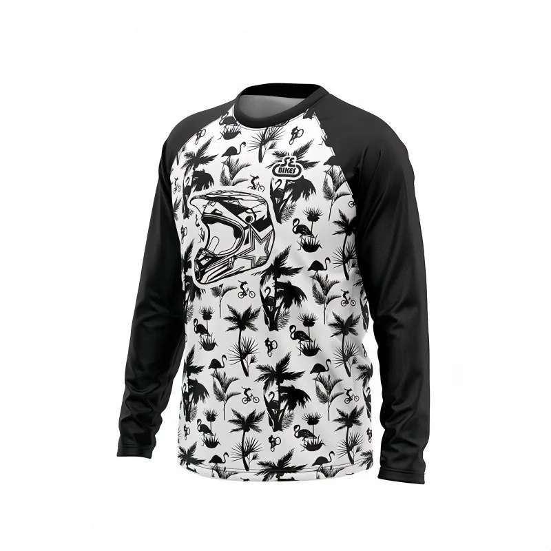 Мотоциклетная рубашка с 3D принтом, осенняя коллекция 2025, быстросохнущая дышащая футболка для езды на выбор байкеров