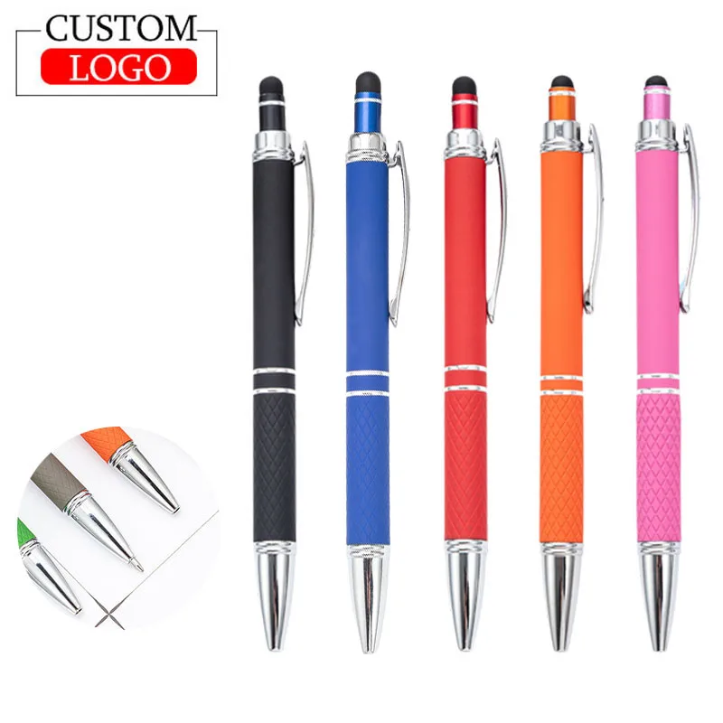 

10pcs LOGO Press Ballpoint Pen Office Writing Ballpoint Pen Can Print Logo Promotional Advertising Gift Metal Ballpoint Pens.