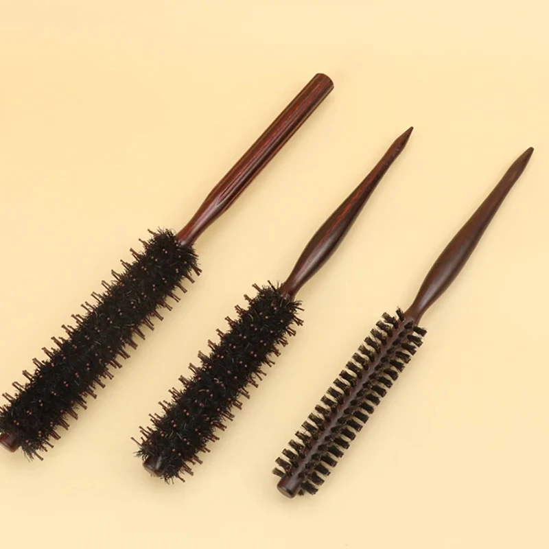 1pc professional anti-static curly hair comb bristle curling brush hair styling hair curling comb Special for real hair wigs