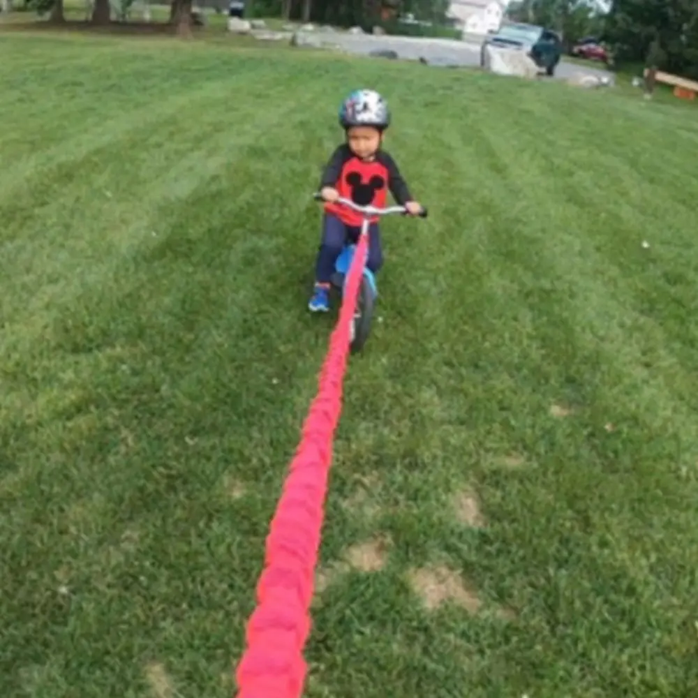Elastyczna linka holownicza do roweru z haczykiem, linka holownicza do jazdy na rowerze, mocna linka bezpieczeństwa, linka do przyczepy MTB, linka do roweru górskiego