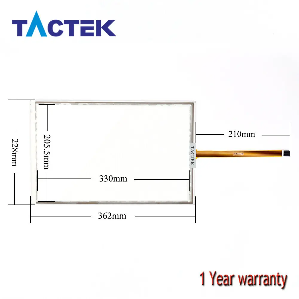 Touch Screen for 6AV2144-8QC10-0SL0 OEM TP1500 Comfort INOX Sollich + Overlay