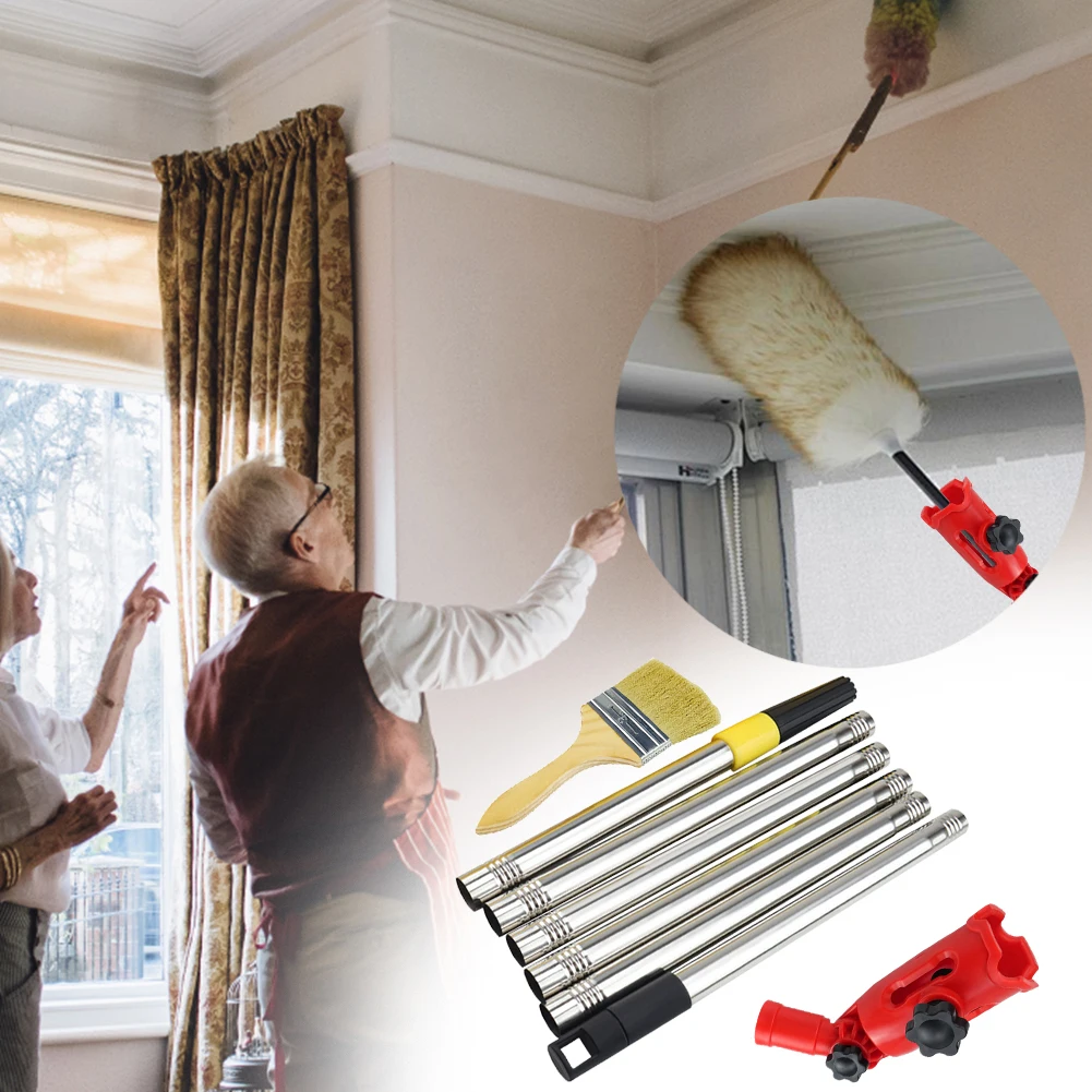Multi-Angle แปรงทาสี Extender แปรงทาสี EXTENSION Handle สี POLE อุปกรณ์ขยาย Telescopic เพดานผนังภาพวาดแท่ง