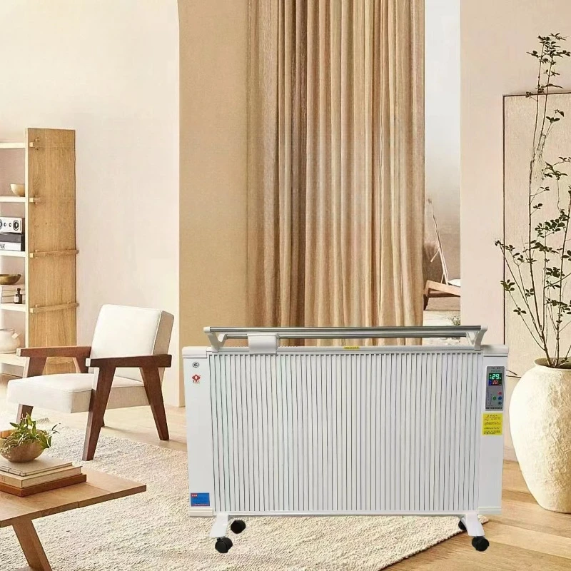 Elektroheizung aus Kohlefaser, wandmontiertes oder stehendes Design, schnelles Aufheizen, leiser Betrieb, energiesparend für Badezimmer