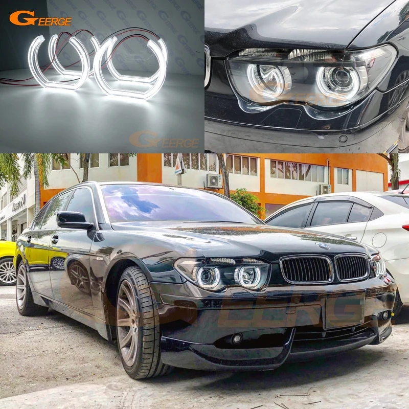 

For BMW E65 E66 PRE FACELIFT 740i 745i 760i 2002-2005 Ultra Bright DTM Style Led Angel Eyes Kit Halo Rings Car Accessories