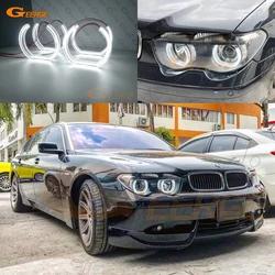 For BMW E65 E66 PRE FACELIFT 740i 745i 760i 2002-2005 Ultra Bright DTM Style Led Angel Eyes Kit Halo Rings Car Accessories