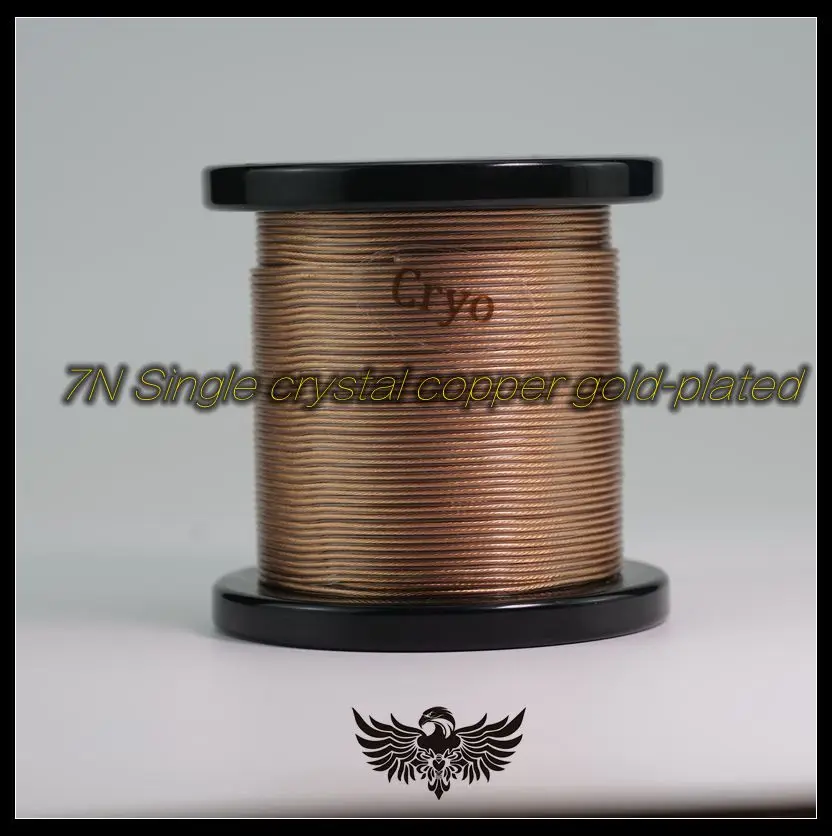 

27AWG 35 core OCC позолоченный Улучшенный кабель для наушников, Высококачественная Гальваническая технология, ультра-Низкая Температура f