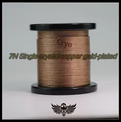 27AWG 35 core OCC gold-plated headphone upgrade cable High quality electroplating technology, ultra-low temperature f