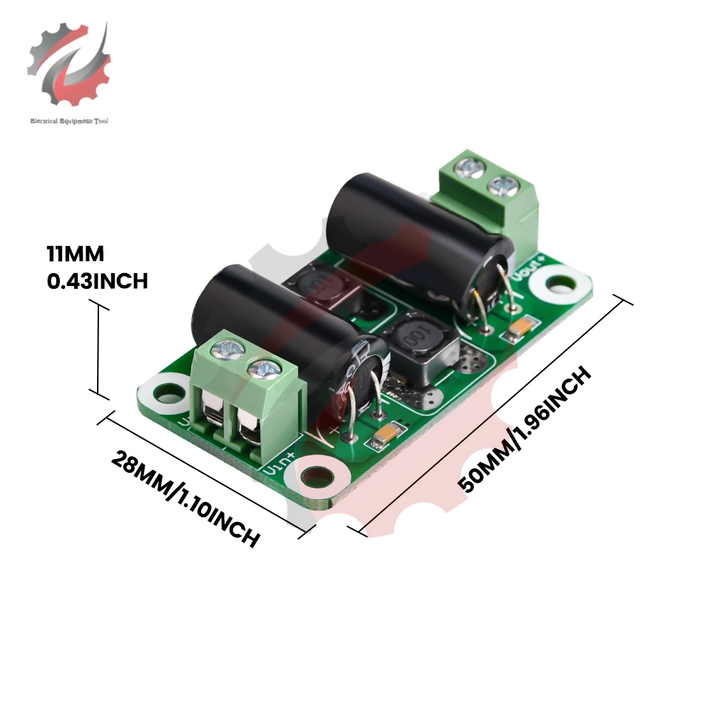 DC Power Filter Board 0-25V 0-50V 2A/3A/4A Class D Power Amplifier Module Interference Suppression Board EMI Suppression Board