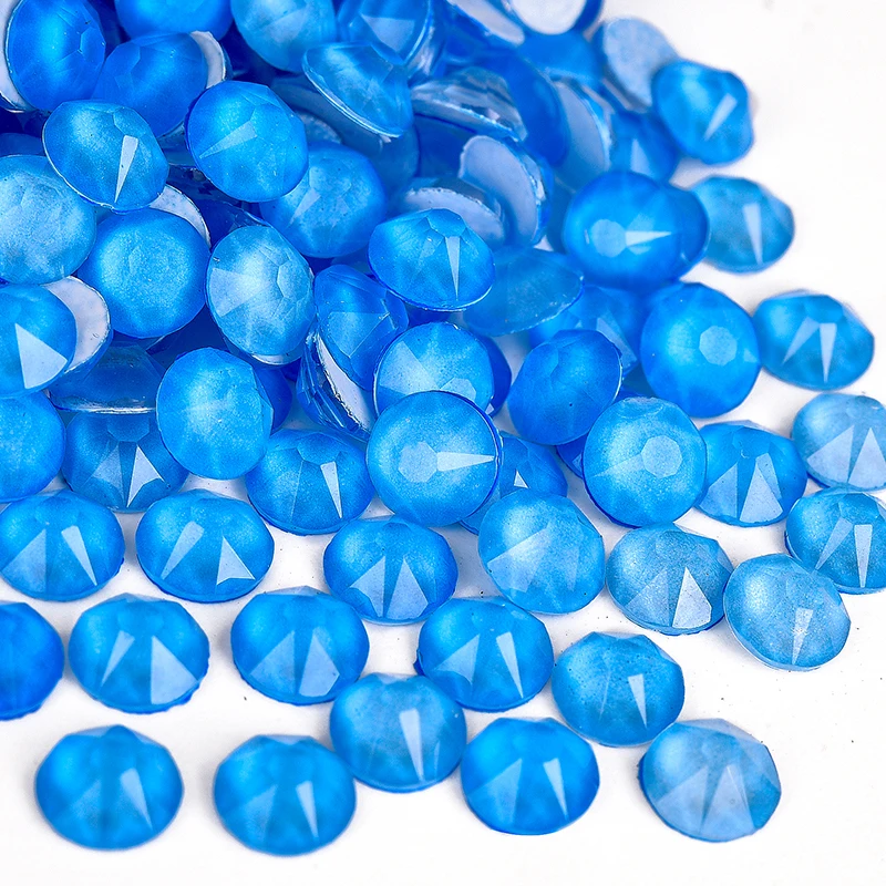 Billow Großhandel 2088 Glitzer-Saphirglas, 16 Schnitte, nicht Hotfix-Strasssteine, zum Aufkleben, für DIY-Nagelkunst-Dekorationen – Detail 12