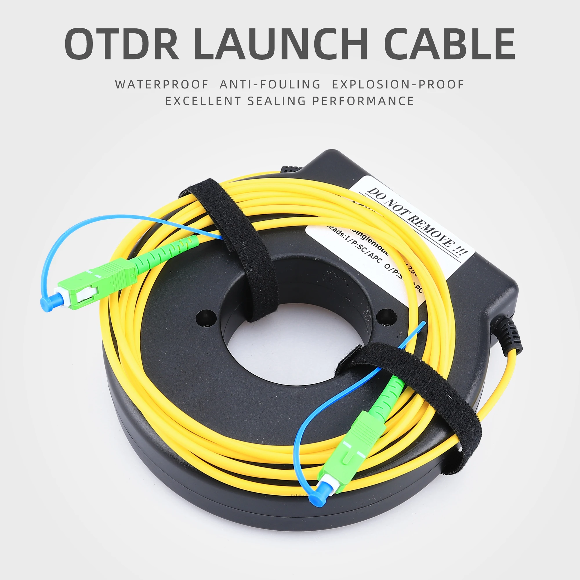 OTDR Dead Zone Eliminator Fiber Rings Optical Launch Cable Box 300M/500M/1KM OTDR Extension Cable SC-APC-SC/APC