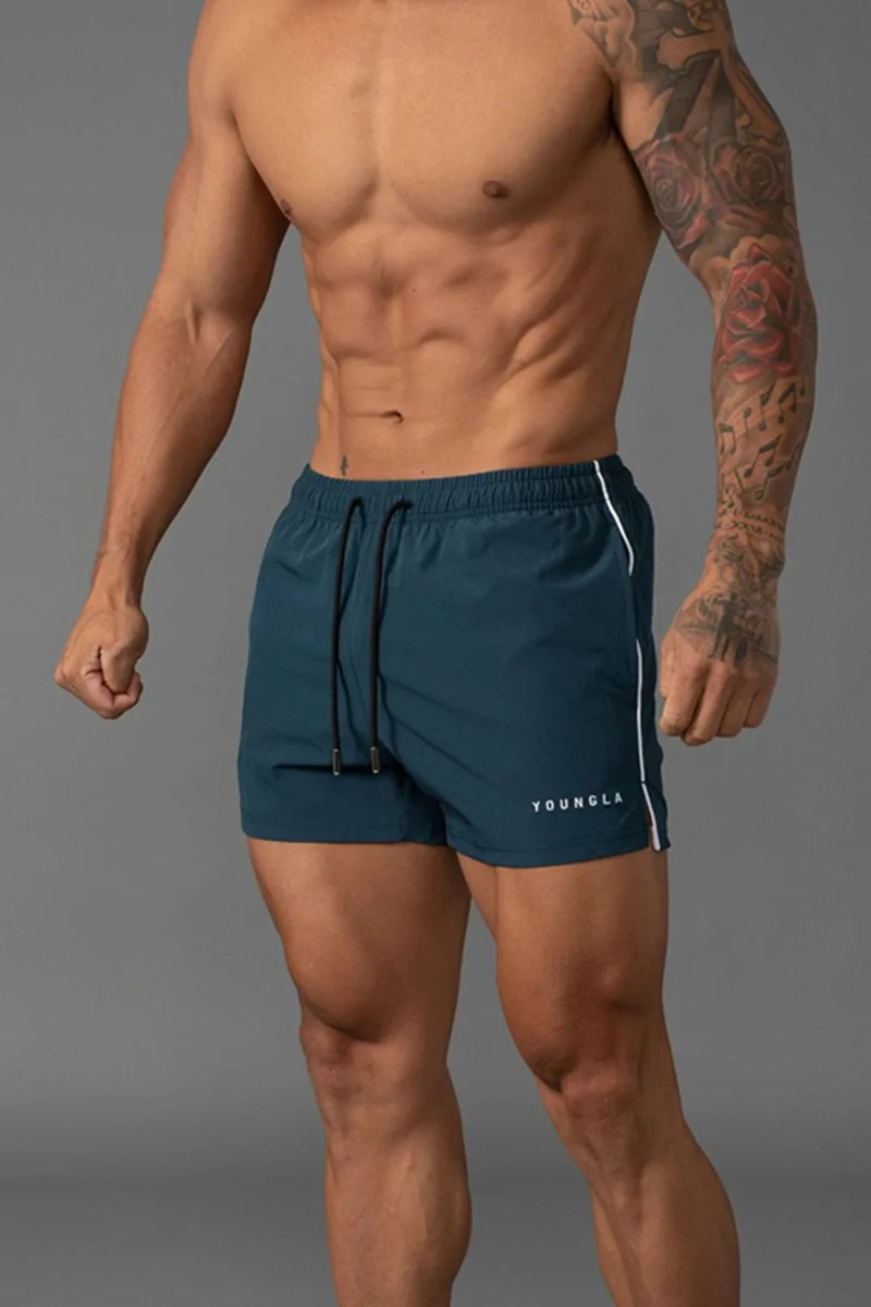 Summer Men Short New Gym Bodybuilding Casual Loose Shorts Outdoors Fitness Beach quick-dry Short Pants Male Brand Sweatpant