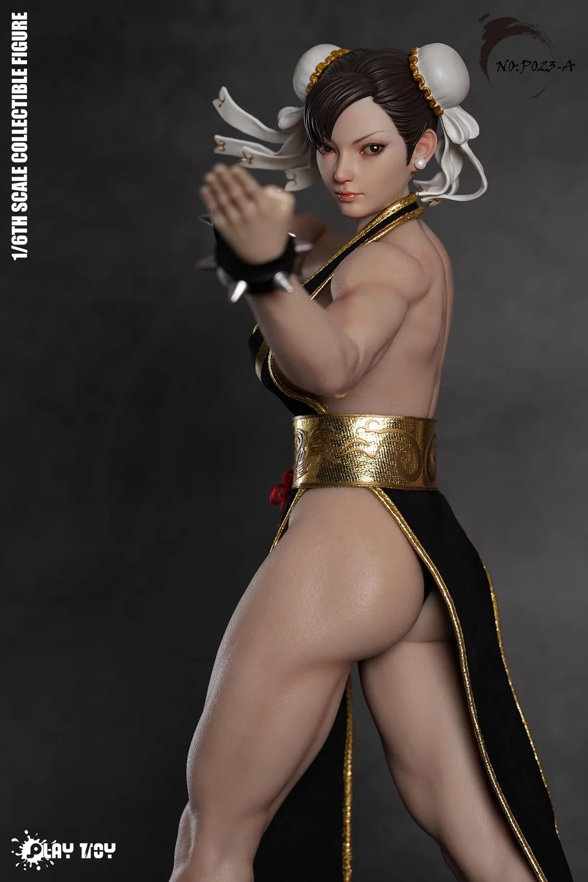 In Stock Chun-Li P023 1/6 Blue Black Fighting Goddess 2.0 Game Action Figure Model Ornament Toys Boy Birthday Gifts