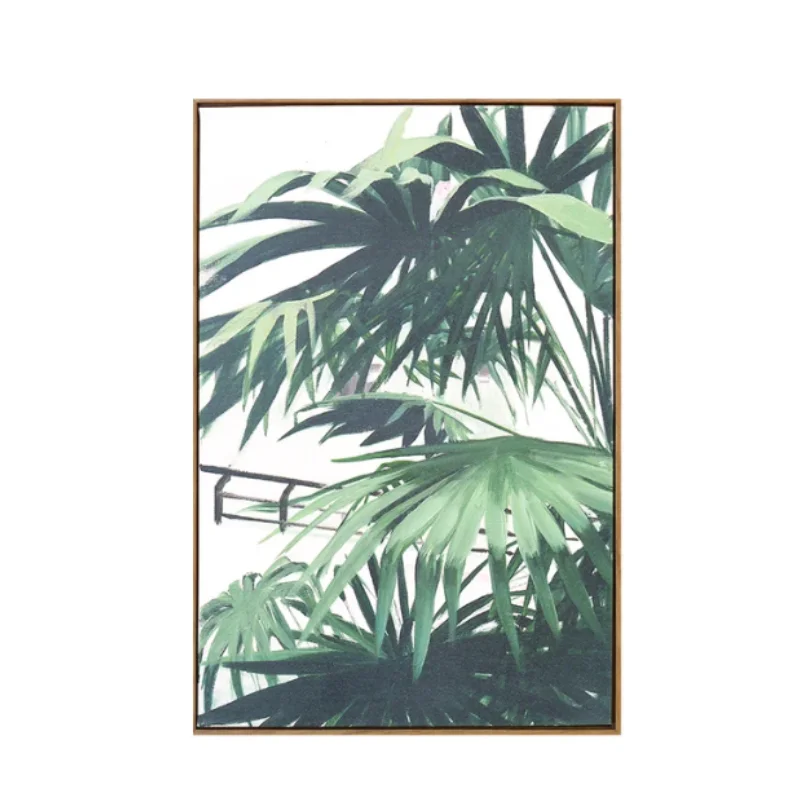 Tropical Plant Wall Hanging Painting, Sofa Background, Modern Living Room, Porch, Corridor Decoration