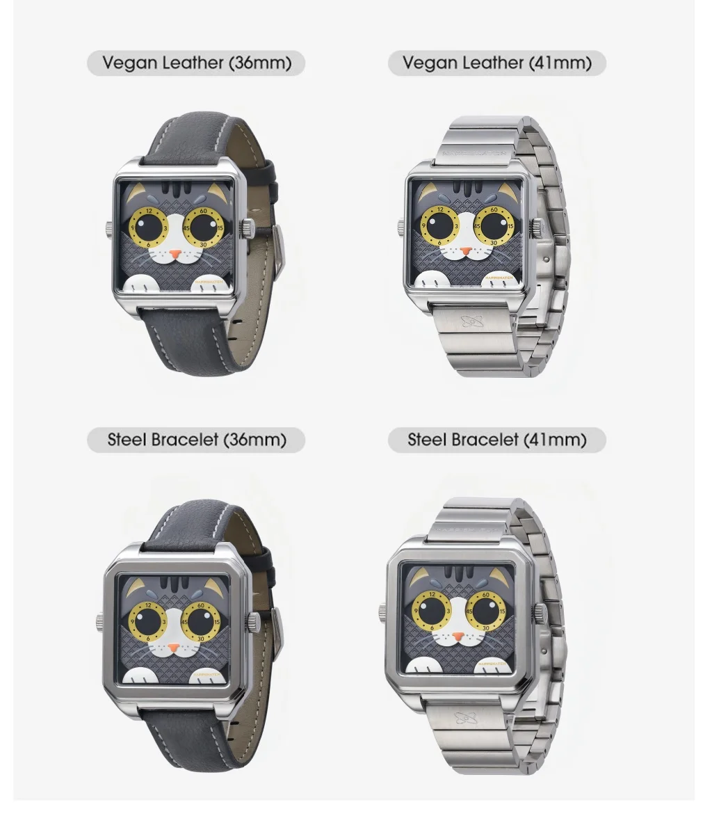 Happie Watch Fashion Couple Watches Simple Arabic Dial Men Quartz Watch Elastic Band Women Wristwatches