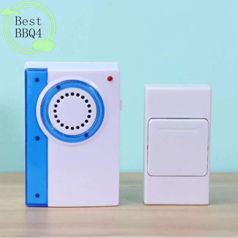 

(BBQ4)Remote Control Doorbell Adhesive Long-range High Sound Caller Smart Doorbell For Elderly Kid
