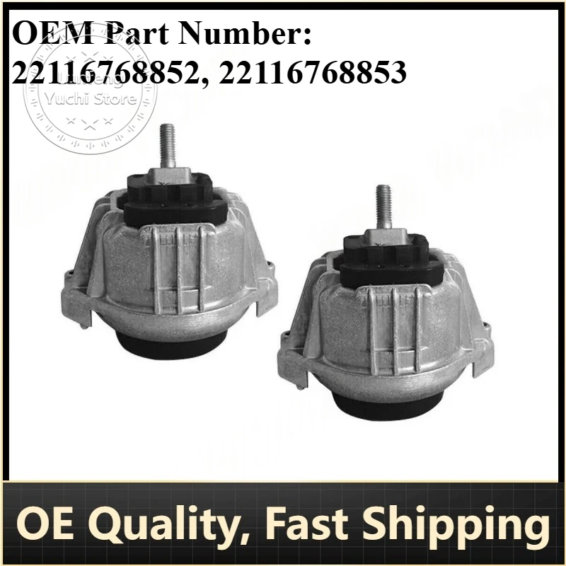 

P/N: 22116768852, 22116768853 - Left & Right Engine Mount for BMW 1 (E81/E88), 3 (E90/E91/E92/E93), X1 (E84), Z4 Roadster (E89)