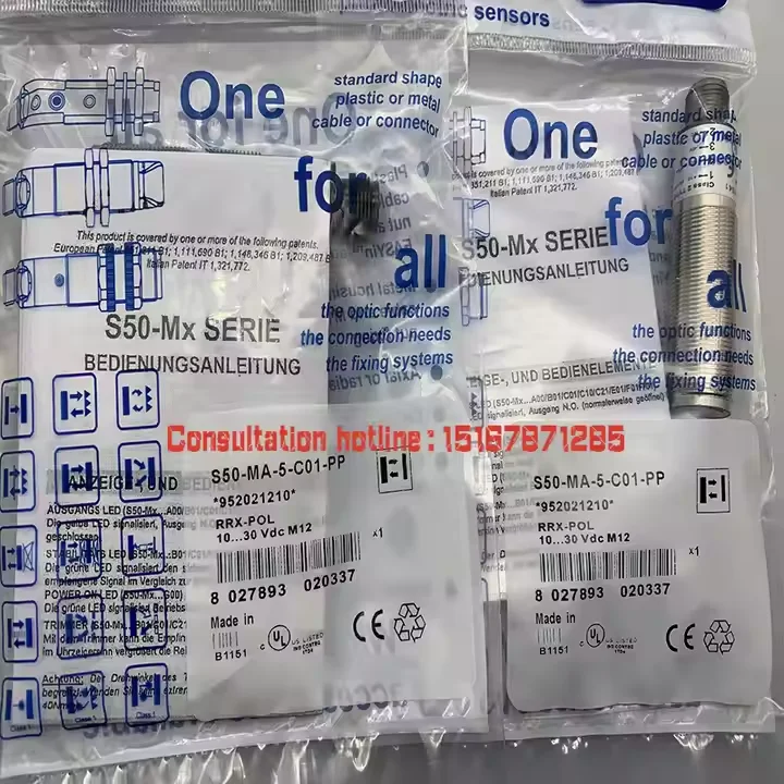 

The brand-new original sensor S50-MA-2-C21-PP warranty for one year in stock