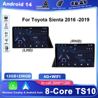 Android Carplay Android Auto For Toyota Sienta 2016 -2019 Auto Radio Stereo GPS Navigation Multimidia Player 2Din Touch Screen