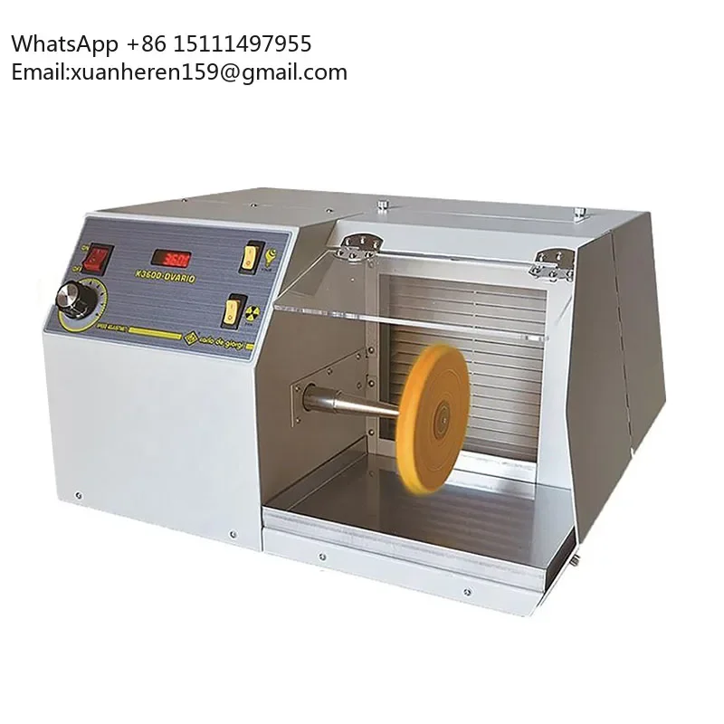 DM-6 Adjustable Speed 3600rpm Cloth Turbine Vacuum buff Polish Motor with Dust Collection Polishing Machine Jewelry