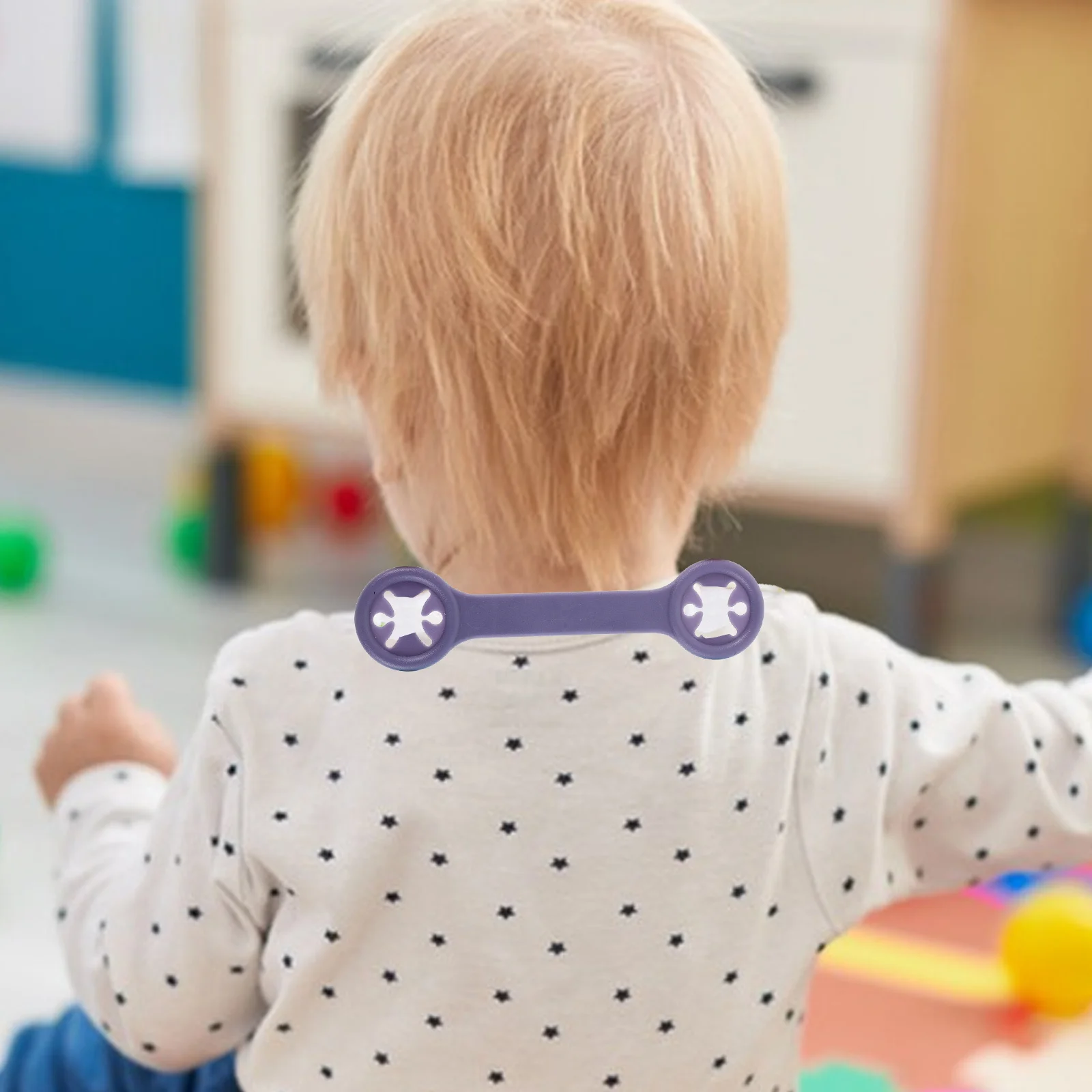 6 قطعة مقاطع مريلة الطفل أصحاب قابل للتعديل لحديثي الولادة الرضع تغذية وجبة وقت السفر استخدام لعبة عربة كليب المرايل هوة كليب #3