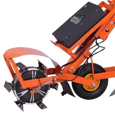 

Electric Weeder with Furrowing, Loosening, Plowing and Turning All-in-one Rotary Tiller Cultivator Small Agricultural Machinery