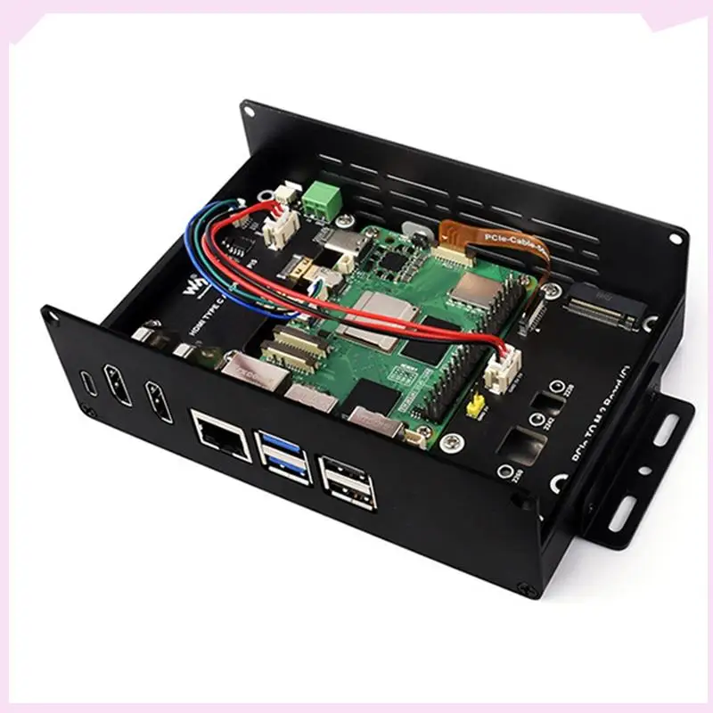 

Расширение Waveshare B24B для интегрированной машины в алюминиевом корпусе Raspberry Pi 5.