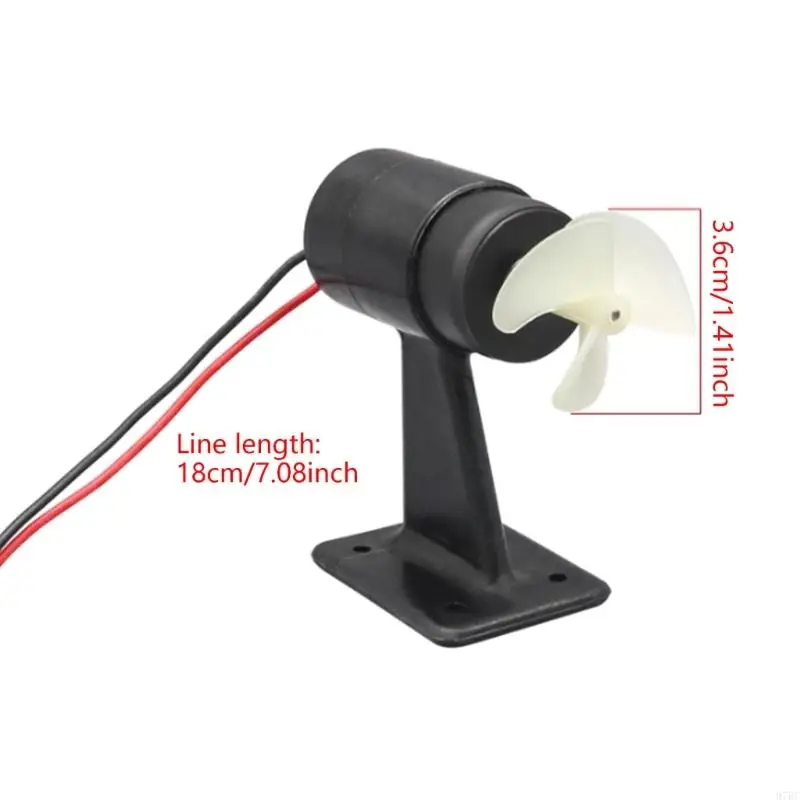 97bc Dirección reversible Motor submarino para botes Modelo 15 kg Carga 80W Potencia