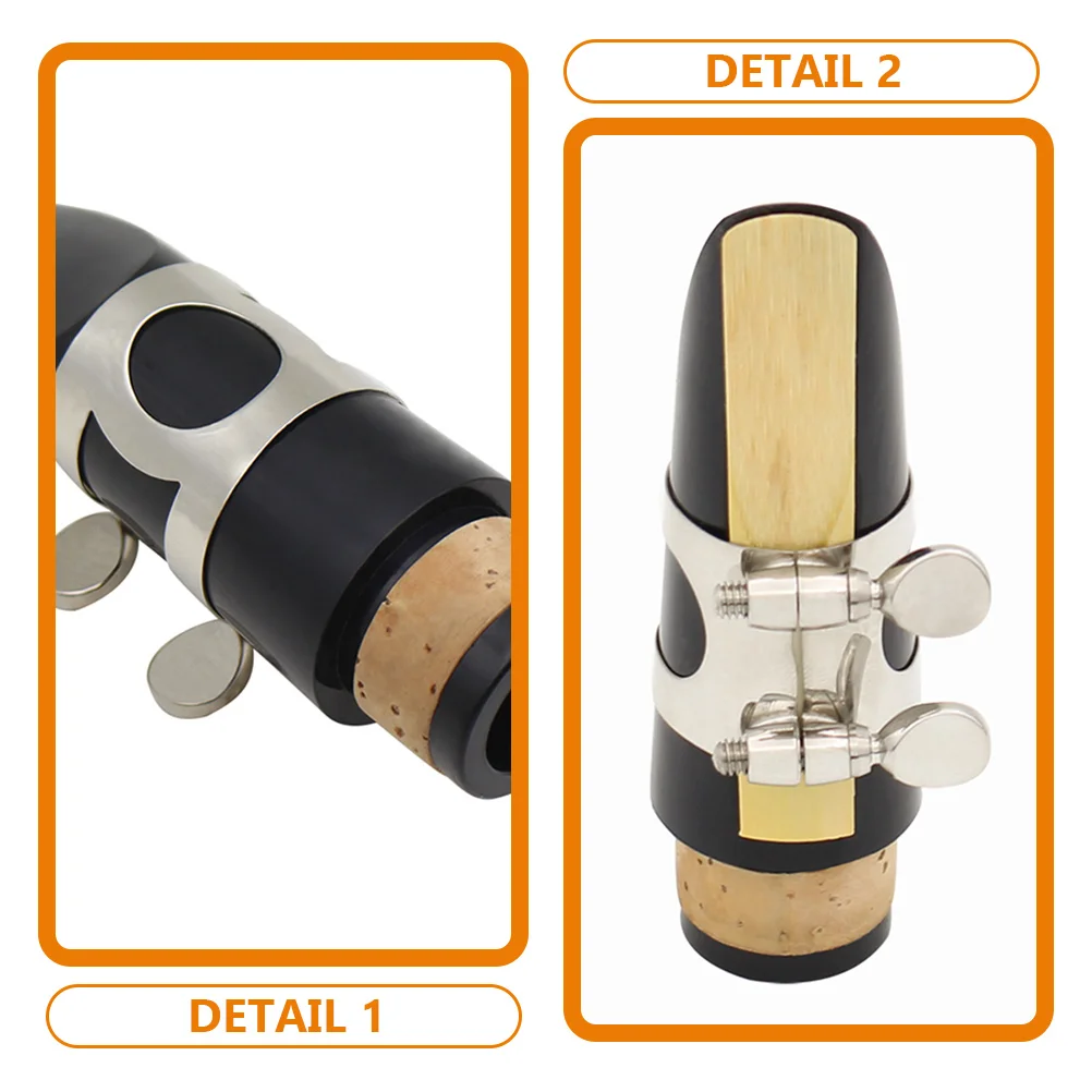 Мини-карман для кларнета без ключа для взрослых, начинающих, духовой инструмент, черная труба, униформа, звуковой богатый резонанс, удобная рука