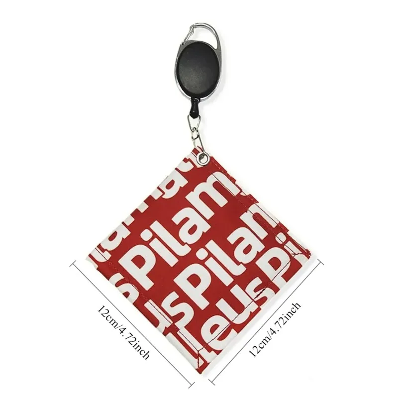 Toalla de Golf, limpiador de cabeza de palo de pelota de Golf, toalla de limpieza de pelota de Golf cuadrada Mini con hebilla de llavero retráctil, PU, resistente al agua, nuevo