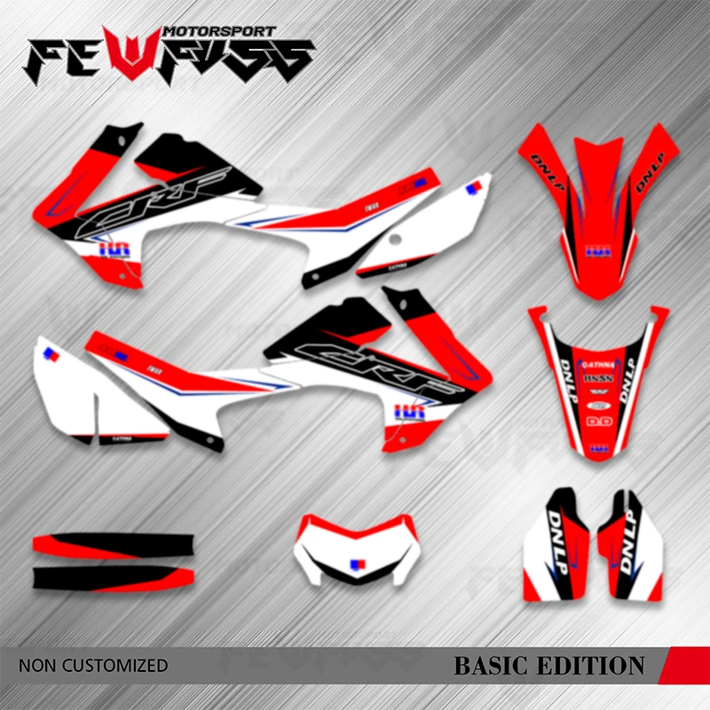

Fewfuss For Honda CRF250L CRF 250L 2012-2016 2017-2020 Motorcycle Graphics Decals Stickers Kits Number Name Background Custom