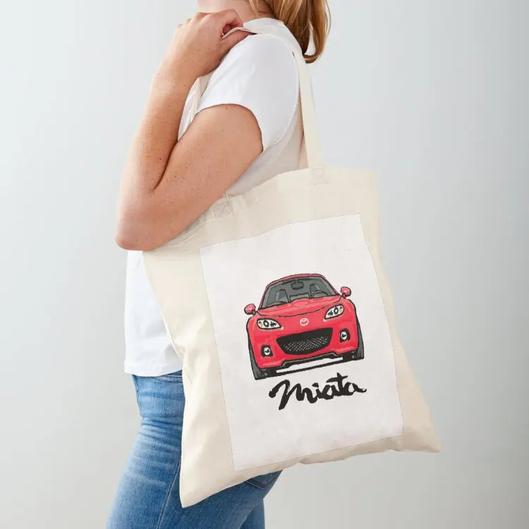 

MX5 Miata NC - NC3 Red Tote Bag Women's bags shopper bag women sacs de shopping Canvas stote bag
